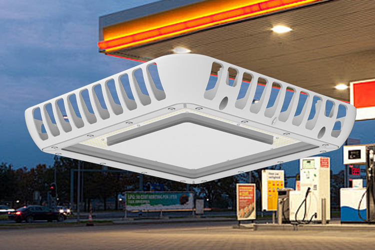 Gas station lights