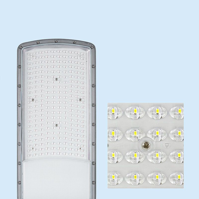 CL5 LED Street Light front view with SMD LED chip module close-up on blue background