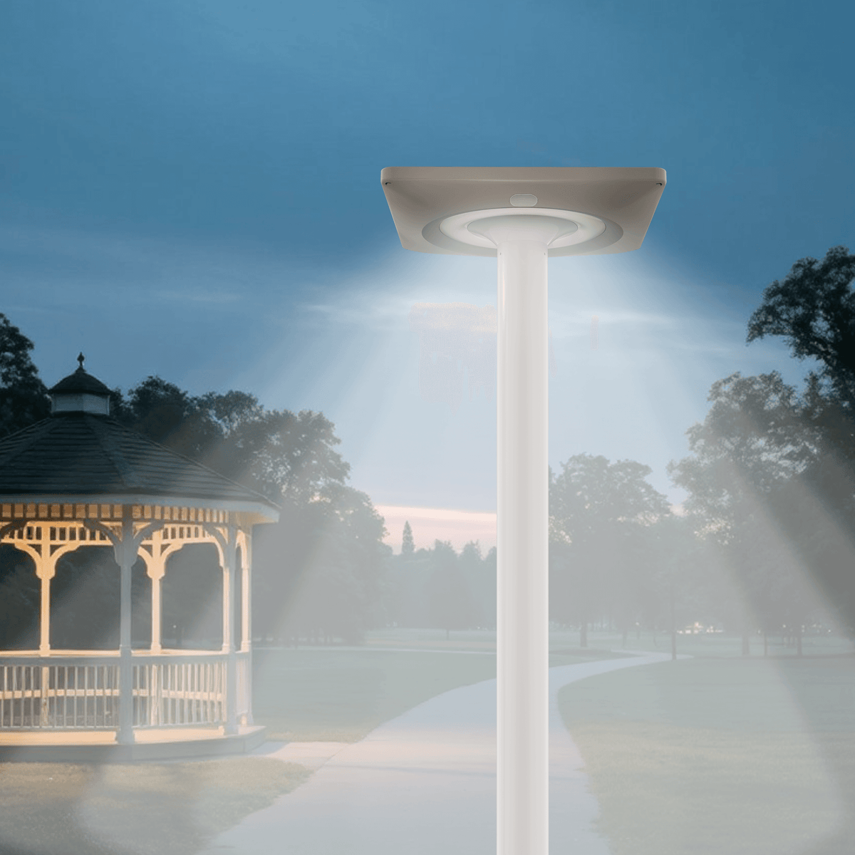 Solar Garden Light DGD-KM2 Square Housing IP65 Waterproof Landscape Light