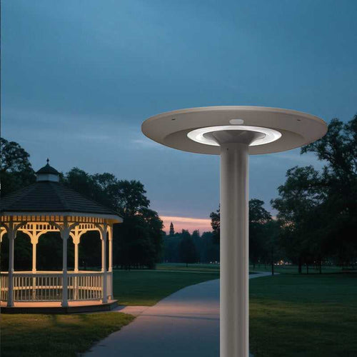 Features a unique UFO shape, a screw-free design, ring- and fan-shaped light emission, and an ultra-wide beam angle.