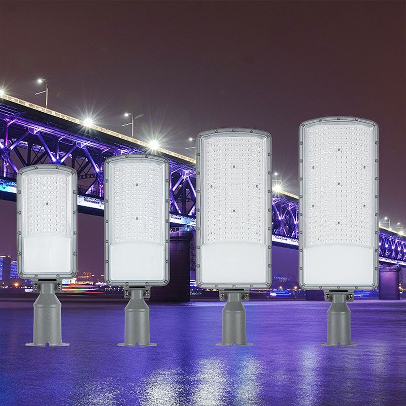CL5 LED Street Light 50W 100W 150W 200W four wattage variants night scene bridge background