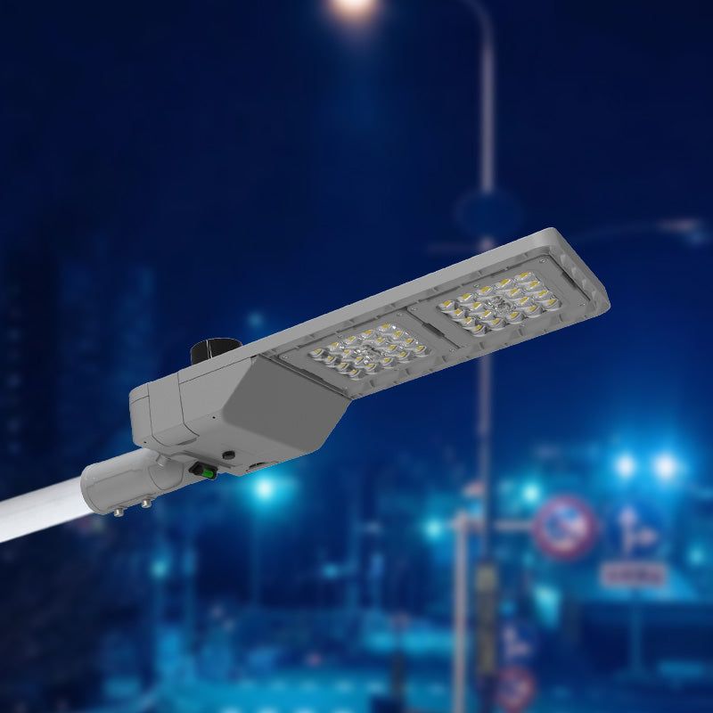 AEH6 LED Street Light 100W-300W IP65 Waterproof Outdoor Road Lighting Mounted on Pole with Dual LED Module for Urban Road Illumination