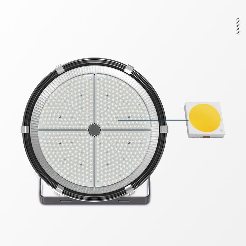 TGD-GF7 LED Sports Floodlight High Efficiency SMD LED Chip Close-Up Showing Dense Array Configuration for Maximum Lumen Output