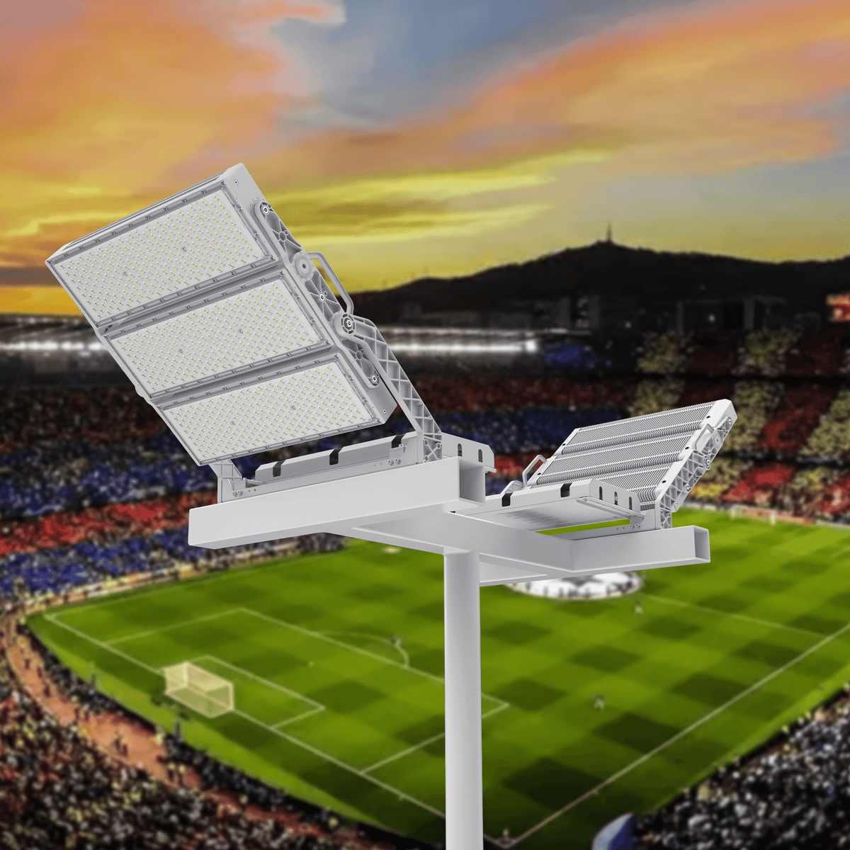 LED Stadium Floodlight TGD-GF9 600W-1800W Die-cast Aluminum IP65 Outdoor
