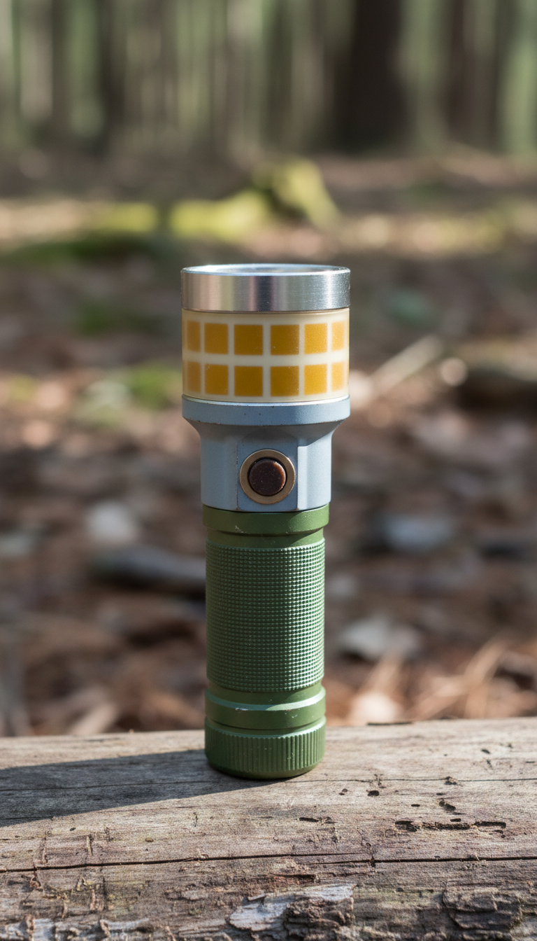 Solar Trailhead Flashlight Waterproof Grip